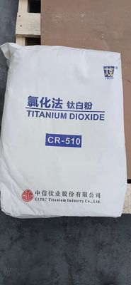 عملية الكلوريد Tio2 Rutile Titanium Dioxide صبغة بيضاء عالمية من النوع Cr-510