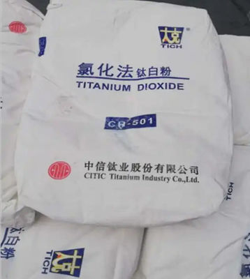 عملية الكلوريد Tio2 Rutile Titanium Dioxide صبغة بيضاء عالمية من النوع Cr-510