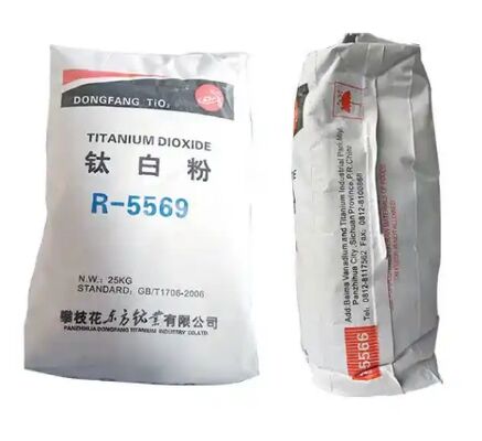 R-5569 الدرجة العالية روتيل Tio2 سلفات عملية ثاني أكسيد التيتانيوم للحبر مع انخفاض امتصاص الزيت