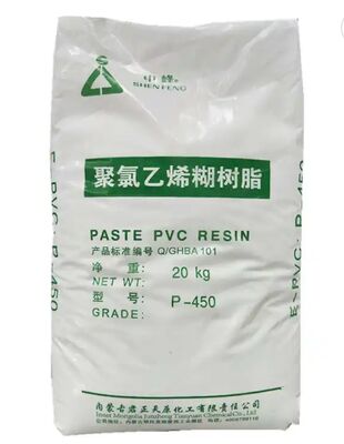 مسحوق راتنج PVC اللاصق ISO Junzheng P-450 بقيمة K 65، ومحتوى متطاير منخفض، ولزوجة مستقرة للتطبيقات الصناعية