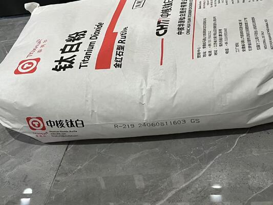 TIO2 مع مقاومة عالية للطقس كبريتات روتيل ثاني أكسيد التيتانيوم R-219 من CNNC لطلاء الطرق