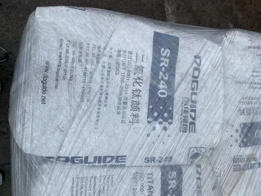 SR-240 روتيل نوع ثاني أكسيد التيتانيوم 13463-67-7 لماسترباتش