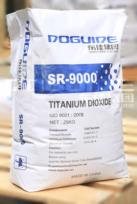 SR-9000 Doguide Rutile Type ثاني أكسيد التيتانيوم CAS 13463-67-7 للحبر