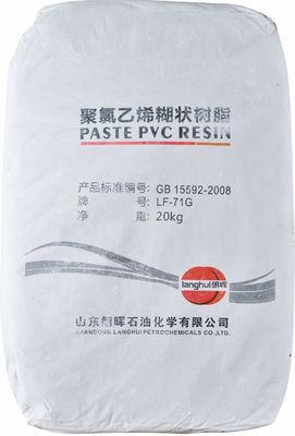 تعليق K77-78 PVC الراتنج مسحوق مسحوق عالية البلمرة Langhui LF-71G