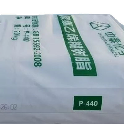 راتنج مستحلب بولي كلوريد الفينيل عالي البلمرة P-440 E-PVC لجلد الطبقة العليا