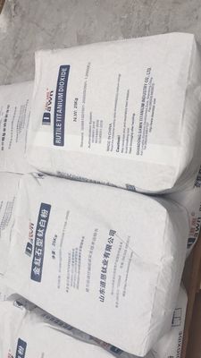 مسحوق أبيض R-2195 روتيل ثاني أكسيد التيتانيوم 25 كجم عملية كبريتات الكيس