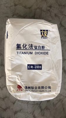 CR-200 عملية كلوريد ثاني أكسيد التيتانيوم والروتيل Tio2 للإطار PVC الأنابيب البلاستيكية